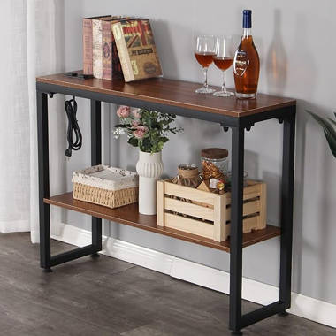 Sofa table 2025 with wine storage